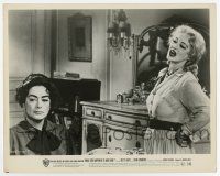 8s977 WHAT EVER HAPPENED TO BABY JANE? 8x10.25 still '62 great c/u of Joan Crawford & Bette Davis!