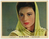 8s006 BEN-HUR color English FOH LC '60 best c/u of beautiful Haya Harareet as Esther!