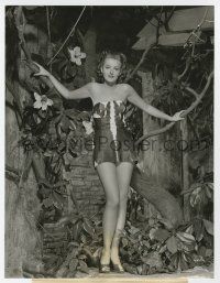 8s552 MARTHA VICKERS 7.5x9.75 still '47 in strapless sun suit w/matching slippers in Love & Learn