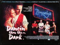 8t080 DANCIN' THRU THE DARK British quad '90 Mike Ockrent English romantic comedy!