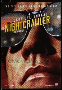 8t049 NIGHTCRAWLER teaser Canadian 1sh '14 cool image of Jake Gyllenhaal with sunglasses!