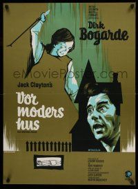 8t635 OUR MOTHER'S HOUSE Danish '68 Dirk Bogarde, they buried mommy in the garden!