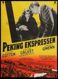 8t640 PEKING EXPRESS Danish '52 Joseph Cotten in China, directed by William Dieterle!