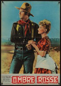8t189 STAGECOACH Italian photobusta R60 gorgeous Claire Trevor & John Wayne, classic!