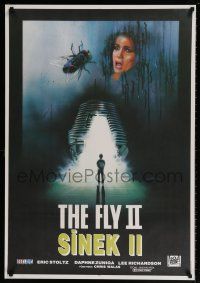 8t115 FLY II Turkish '89 Eric Stoltz, Daphne Zuniga, like father, like son, horror sequel, Sahin!