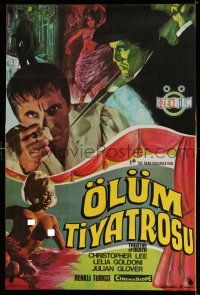 8t134 THEATRE OF DEATH Turkish '67 Christopher Lee, great horror art and images!