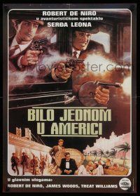 8t409 ONCE UPON A TIME IN AMERICA Yugoslavian 19x27 '86 De Niro, Leone, completely different art!