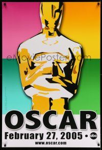 8w012 77th ANNUAL ACADEMY AWARDS 1sh '05 Brett Davidson artwork of the Oscar!