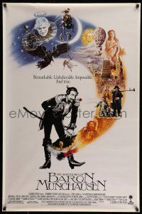 8w017 ADVENTURES OF BARON MUNCHAUSEN int'l 1sh '88 directed by Terry Gilliam, Casaro art!