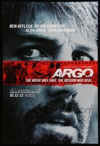 8w043 ARGO teaser DS 1sh '12 Ben Affleck, based on the declassified true story!