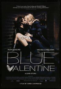 8w095 BLUE VALENTINE 1sh '10 Michelle Williams, Ryan Gosling, a love story!