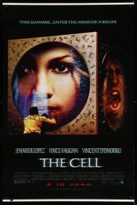 8w127 CELL advance DS 1sh '00 Jennifer Lopez enters the mind of a killer!