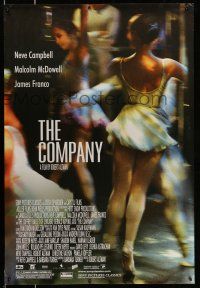 8w149 COMPANY DS 1sh '03 Robert Altman, Neve Campbell, cool image of ballet dancer!
