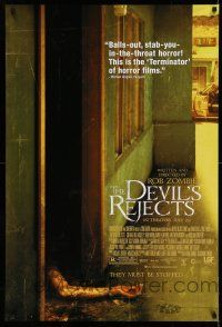 8w205 DEVIL'S REJECTS advance 1sh '05 Rob Zombie directed, they must be stopped!