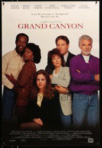 8w321 GRAND CANYON int'l 1sh '91 Danny Glover, Kevin Kline, Steve Martin, Mary McDonnell