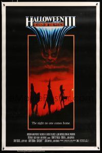 8w340 HALLOWEEN III 1sh '82 Season of the Witch, horror sequel, cool horror image!