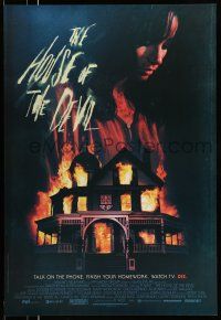 8w385 HOUSE OF THE DEVIL DS 1sh '09 Jocelin Donahue, cool horror artwork!