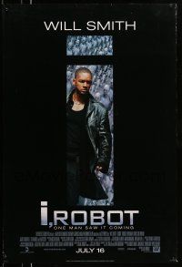 8w398 I, ROBOT style C advance 1sh '04 Will Smith sci-fi, from Isaac Asimov's book!