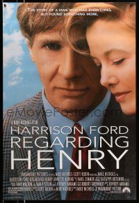 8w645 REGARDING HENRY 1sh '91 Harrison Ford, Annette Benning, directed by Mike Nichols!