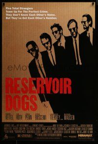 8w649 RESERVOIR DOGS 1sh '92 Quentin Tarantino classic, Keitel, Buscemi, Madsen & Tim Roth!