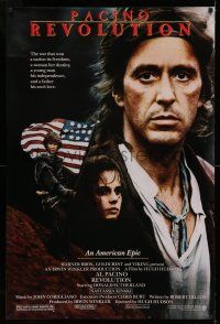 8w657 REVOLUTION 1sh '85 Al Pacino, Nastassja Kinski, set in 1776, directed by Hugh Hudson!