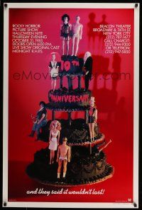 8w671 ROCKY HORROR PICTURE SHOW 1sh R85 by Tim Curry, cool Barbie Dolls on cake image!