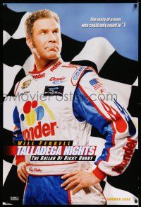 8w761 TALLADEGA NIGHTS THE BALLAD OF RICKY BOBBY teaser DS 1sh '06 NASCAR driver Will Ferrell!