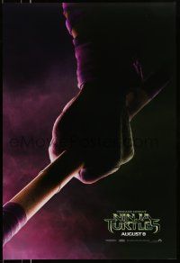 8w766 TEENAGE MUTANT NINJA TURTLES teaser DS 1sh '14 sci-fi fantasy martial arts, Donatello!