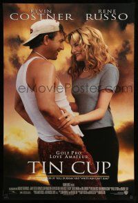8w783 TIN CUP 1sh '96 Kevin Costner, sexy Rene Russo, Cheech Marin, Don Johnson, golf!
