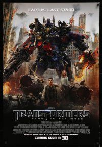 8w799 TRANSFORMERS: DARK OF THE MOON Coming Soon style advance DS 1sh '11 directed by Michael Bay!