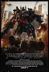 8w800 TRANSFORMERS: DARK OF THE MOON July 1 advance DS 1sh '11 directed by Michael Bay!
