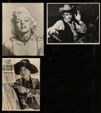8x014 LOT OF 3 REPRO 11x14 STILLS '80s sexy Marilyn Monroe, James Dean & Warner Baxter!