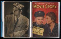 8x017 LOT OF 1 FAN SCRAPBOOK OF MICKEY ROONEY NEWSPAPER AND MAGAZINE ADS '32-57 great images!