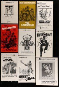 8x099 LOT OF 16 UNCUT PRESSBOOKS '50s-80s great advertising images for a variety of movies!
