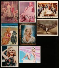 8x422 LOT OF 8 BETTY GRABLE COLOR REPRO 8x10 STILLS '70s wonderful images of the sexy star!