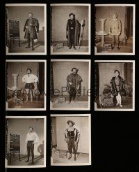 8x271 LOT OF 8 DIANE WARDROBE TEST 4x5 PHOTOS '56 wonderful images of actors in costumes!