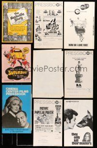 8x110 LOT OF 20 UNCUT PRESSBOOKS '60s-70s advertising images from a variety of different movies!