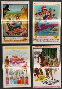 8x117 LOT OF 7 UNCUT PRESSBOOKS '60s-70s great advertising from a variety of different movies!