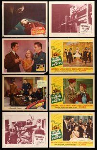 8x162 LOT OF 49 1930s-60s LOBBY CARDS '30s-60s great scenes from a variety of different movies!