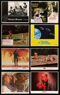 8x168 LOT OF 33 LOBBY CARDS '60s-80s great scenes from a variety of different movies!