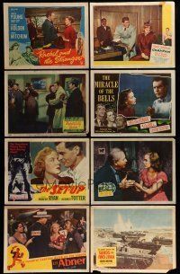 8x176 LOT OF 25 1940s LOBBY CARDS '40s great scenes from a variety of different movies!