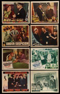 8x181 LOT OF 17 LOBBY CARDS '30s-40s great scenes from a variety of different movies!