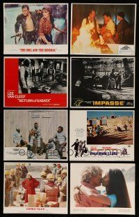 8x182 LOT OF 17 LOBBY CARD SETS OF 8 '67 - '99 containing a total of 136 movie scene cards!