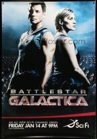8x249 LOT OF 5 DOUBLE-SIDED BATTLESTAR GALACTICA BUS STOP POSTERS '00s cool close up images!
