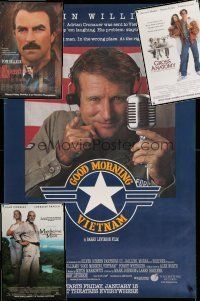 8x427 LOT OF 4 MOSTLY UNFOLDED HALF SUBWAY POSTERS '80s-90s Good Morning Vietnam & more!