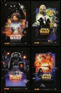 8x438 LOT OF 8 UNFOLDED DOUBLE-SIDED AND SINGLE-SIDED SPECIAL POSTERS '10s Lego Star Wars & more!