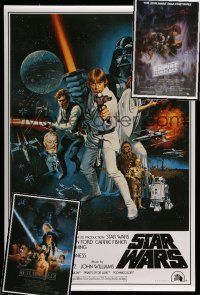 8x445 LOT OF 3 STAR WARS 24x36 COMMERCIAL POSTERS '93 Empire Strikes Back, Return of the Jedi!