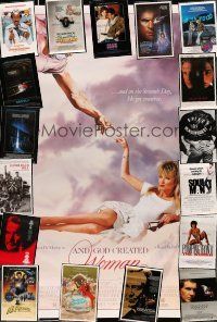 8x560 LOT OF 19 UNFOLDED SINGLE-SIDED MOSTLY 27X41 ONE-SHEETS '70s-90s great movie images!