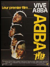 8y782 ABBA: THE MOVIE French 1p '78 Swedish pop rock, headshots of all 4 band members!