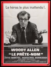8y854 FRONT French 1p '76 Woody Allen, Martin Ritt, 1950s Communist Scare blacklist in 1953 U.S.!